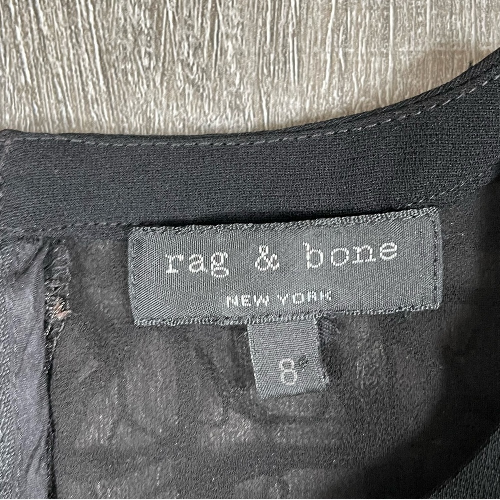 Rag & Bone Mijo Sleeveless Black Dress Size 8 - Picture 5 of 9